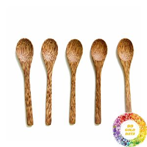 Cuchara de Madera de Coco para Regalo de Inauguración de Casa, Utensilio de Servir Hecho a Mano Natural para Propietarios de Casas Nuevas, Decoración de Cocina y Comedor - Product Image 2