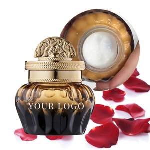 Crème hydratante pour le visage à la rose perlée PDRN en gros, marque privée, soins de la peau, crème raffermissante anti-âge Pro-Xylane - Product Image 3