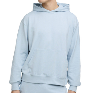 Summer <b>Pullover</b> Hoodie High Quality Oversized Custom Logo Printed French Terry Blank Cotton Breathable OEM Service - Product Image 3