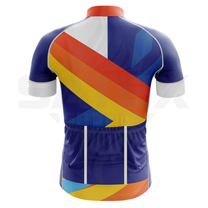 Maillot de cyclisme personnalisé avec logo pour hommes, ensembles d'uniformes de vélo en gros, maillots de vélo OEM, vêtements de cyclisme haut de gamme - Product Image 2