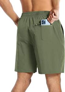 กางเกงขาสั้นออกกำลังกายผู้ชาย โพลีเอสเตอร์ 100% ระบายอากาศได้ดี มีกระเป๋าเก็บของอย่างแน่นหนา เหมาะสำหรับวิ่งและฝึกซ้อม ทรงกระชับ ยืดหยุ่นได้ดี - Product Image 2