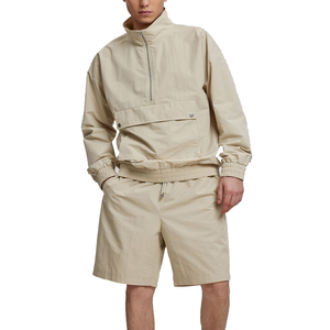 Veste de survêtement streetwear de haute qualité à séchage rapide avec fermeture éclair intégrale en polyester pour homme – Coupe-vent personnalisé - Product Image 5