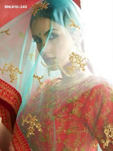 Ocassional Wear Modern Design <b>Art</b> Silk with <b>Sequins</b> Embroidery with Floral Print Lehenga-Choli & Dupatta Set Indian Supplier - Product Image 4