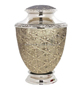 Ashes Cremation Urn Modern Spaniel Six Side Engraved Pet Urn Decorative Metal Cremation Urn Customization <b>Memorial</b> Urn - Product Image 2