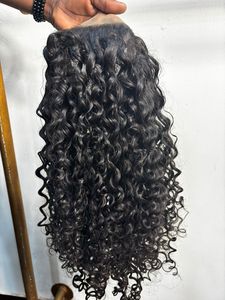 Extensions de cheveux humains Kinky Straight, volume complet, aspect naturel, qualité salon, offre en gros, légers, écologiques, lot en vrac - Product Image 3