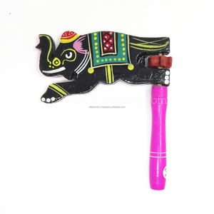 Juguetes de madera pintados Artesanías decorativas Juguetes pintados a mano Venta al por mayor India Artesanías de madera asequibles Juguetes pintados a mano - Product Image 1