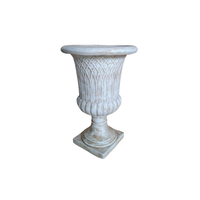 Jardinières et pots de fleurs en ciment antique légers, style ferme, écologiques, durables, pour décoration extérieure toutes saisons, maison et jardin