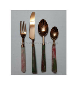 Wholesale Prices Kitchen Accessories Metal Cutlery <b>Set</b> <b>Flatware</b> <b>Set</b> With Customized Size for Export From India Handmade - Product Image 3