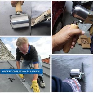 Rullo Professionale in Acciaio Pesante da 2 Pollici per Tetti in PVC, TPO, EPDM e Pavimentazioni in Vinile, Ruota per Applicazioni Varie - Product Image 3