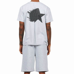 Conjunto de Camiseta y Pantalones Cortos Deportivos para Hombre, Dos Piezas, Informal, para Entrenamiento, Gimnasio, Ejercicio, Uso Diario - Product Image 6