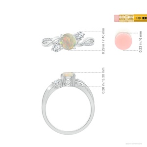 Anillos de Compromiso Clásicos Hechos a Mano con Piedra Preciosa de Aguamarina en Oro de 18K, Joyería Fina de Diseño para Mujer con Acentos de Diamantes - Product Image 2