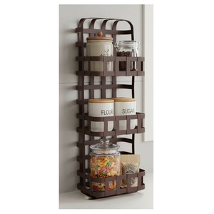 Meilleures arrivées, grande qualité à prix raisonnable : étagères murales en fer pour la présentation artistique de l'artisanat métallique à la maison. - Product Image 3