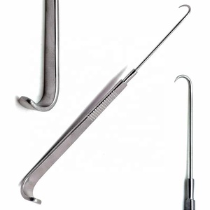 เครื่องมือผ่าตัดแบบใช้ซ้ำได้ชนิดปลายแหลมสำหรับดึงหลอดลม ENT Tracheal Hook Retractor ได้รับการรับรองมาตรฐาน CE โดย VIDIFIVE INTERNATIONAL - Product Image 1