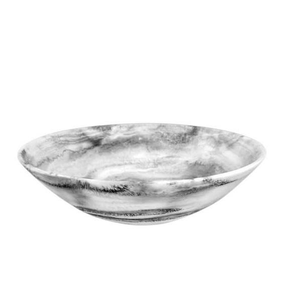 Bol à salade et à fruits en résine polie fait main, texture marbrée, design moderne, passe au lave-vaisselle, écologique, pour la maison, l'hôtel, le bar - Product Image 5