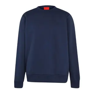 Großhandel Custom made Blank Herren Fleece Sweatshirt mit Rundhals ausschnitt Langarm Pullover Herren Damen Overs ized Crewneck Sweatshirt