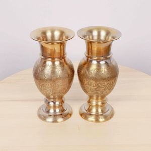 New <b>Copper</b> Brass Handmade Modern Eco-Friendly Flower <b>Vase</b> Tabletop Home Decor for Wedding Decoration - Product Image 3