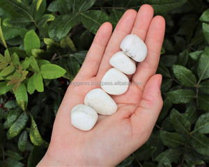 Best Selling White Scolecite Tumbled Stone Natural Super Fine King Gems India Handmade Feng Shui Crystal Gemstone Home Decor - Product Image 4