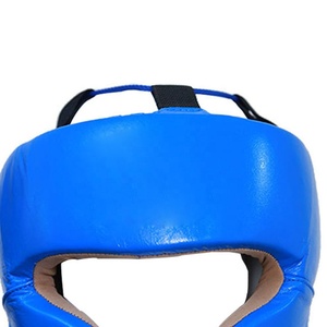 Protège-tête de boxe de haute qualité en cuir véritable protège-tête de boxe et protège-tête de karaté d'arts martiaux - Product Image 3