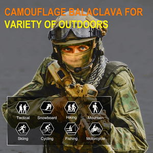 Pasamontañas para Motociclismo y Esquí, con un Orificio, Protección Facial Completa, Resistente al Viento, Transpirable, Unisex, Multifuncional - Product Image 4