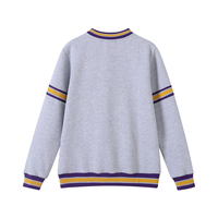 Sweat-shirt à col rond gris personnalisé Alcorn State pour vêtements universitaires, vente en gros, acheteurs en gros, distributeurs, marchandises, sweat-shirts