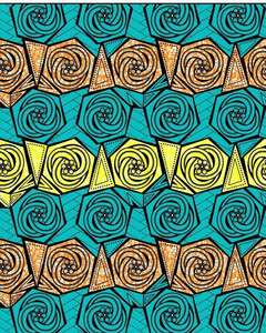 Tissu en coton imprimé africain de haute qualité, textile Ankara, tissu imprimé batik pour robes et vêtements de mode pour femmes et hommes - Product Image 1
