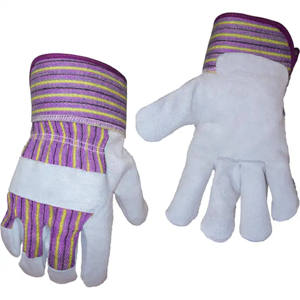 Guantes de Trabajo de Cuero Vacuno de Primera Calidad, Cómodos, Guantes de Seguridad Industriales con Protección para las Manos, Resistentes - Product Image 4