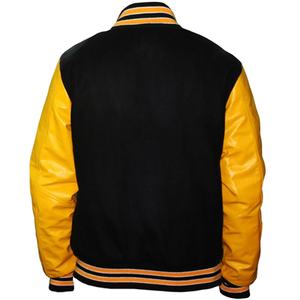 OEM meilleure veste de baseball universitaire pour hommes personnalisée 100% coton broderie logos hiver USA équipes sportives American Baseball Letterman - Product Image 2