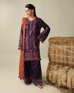 633 Impresionantes Salwar Kameez de Colores para Mujer, Material Viscosa, Secado Rápido, Protección Solar, para Todas las Temporadas, para Fiestas, por WS International - Product Image 3