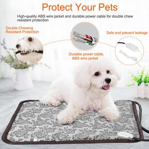 Tappetino Riscaldante Elettrico in Pile per Cani e Gatti con Tappetino Impermeabile e Custodia per Cavo in Acciaio Resistente ai Morsi - Product Image 2