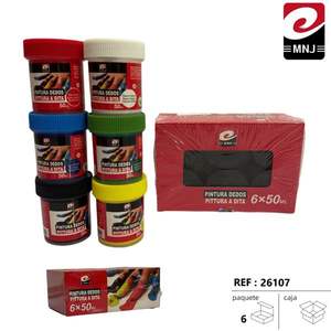 Peinture pour doigts 50 ml – Gouache noire pour peinture sur papier - Product Image 3