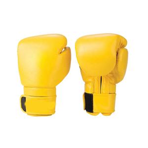 Gants de boxe en cuir avec fermeture auto-agrippante et sangle de poignet thermique/isolante pour l'entraînement en salle de sport - Product Image 1