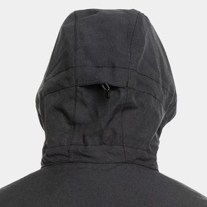 Chaqueta Softshell para Hombre con Bloques de Color, Capucha, Cierre de Cremallera, Cuello Alto, Impermeable, para Exteriores, Ajuste Regular, Ropa de Invierno - Product Image 3