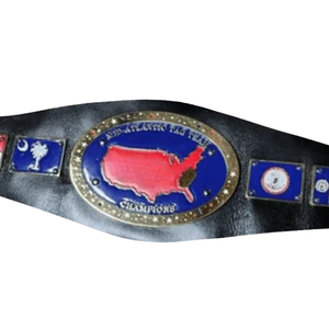 Cinturón de Campeonato de Lucha Libre Personalizado Premium Mid-South, Trofeo Personalizado de Alta Calidad para Coleccionistas - Product Image 5