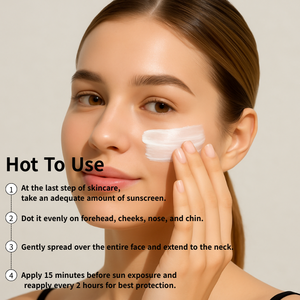 Korean Cosmetic SPF50+ <b>AHA</b> Anti-Wrinkle Retinol Collagen Centella Sunscreen <b>Cream</b> OEM ODM Whitening Vitamin B5 All Skin Types - Product Image 5