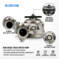 23531246 23531258 23535018 Bomba de Agua para Motor Diésel para Sistema de Refrigeración de Motor Freightliner Detroit Serie 60, Repuestos de Motor