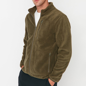 Veste en polaire personnalisée élégante pour homme, de bonne qualité, création de votre propre veste en polaire Sherpa pour le streetwear - Product Image 3