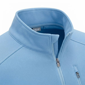 Men's Performance Quarter-Zip Sport <b>Jacket</b> Pro Fit Men's Active Fitness Wear Quick Dry Lightweight Eco Friendly Polyester <b>Jacket</b> - Product Image 4