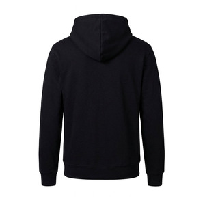 เสื้อฮู้ดดี้ผ้าฟลีซหนาน้ำหนักมากสำหรับผู้ชาย พิมพ์โลโก้ตามสั่ง ตัดต่อสีสองสี ขายส่ง - Product Image 6