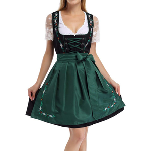Dirndl Bávaro Bordado de Estilo Alemán Americano para la Primavera, Dirndl Bávaro para el Oktoberfest, Traje Tradicional - Product Image 6