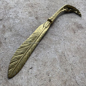 Antique Brass <b>Elephant</b> Head Letter Opener – A Simple and Elegant Tool for Home, Office, and Study - Product Image 6