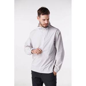 Veste en toile légère imperméable pour homme, col zippé, couleur unie, décontractée, pour l'extérieur, en polyester, coupe classique, hiver - Product Image 3