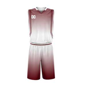 Tenues d'équipe de sublimation aux couleurs unies, style uniforme de basketball le plus vendu, design d'équipe personnalisé réversible, design populaire - Product Image 5