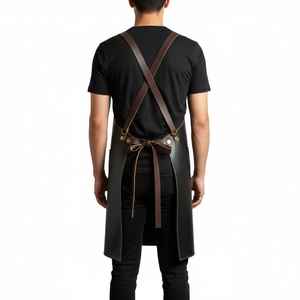 Tablier en cuir véritable pour poterie, studio de céramique, vêtements de travail professionnels pour artistes, matériau résistant à l'eau LPN-0272 - Product Image 2