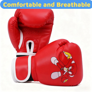 Gants de boxe en cuir véritable personnalisés OEM, parfaits pour l'entraînement et de la meilleure qualité, en cuir de vachette. - Product Image 1