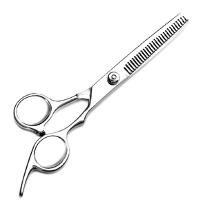 Kit de barbier professionnel en acier inoxydable, ensemble de ciseaux de coiffure, ciseaux à effiler, rasoir droit, peigne, kit de salon avec étui - Product Image 3