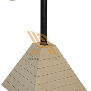 Produit le plus vendu : Table carrée en bois pour la décoration de restaurants et le mobilier de jardin - Product Image 6