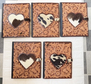 New Real Hand Tooled Carving Leather Business Planner Portfolio High Quality File <b>Folder</b> Document <b>Folder</b> Binder With <b>Card</b> Holder - Product Image 4