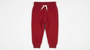 Pantalones Deportivos de Algodón Verde Sólido para Bebés Niños, Corte Regular, para Todas las Temporadas, con Decoración de Malla Teñida Lisa y Cuello Redondo - Product Image 5