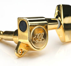 Afinadores de Bloqueo Wilkinson EZ-LOK para Guitarra Eléctrica E27BB, Dorados, 3x3, Hechos en Corea, Accesorios y Piezas para Guitarra - Product Image 4