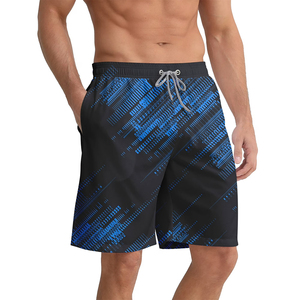 Hot Sale Board Shorts For <b>Men's</b> Quick Dry Swim <b>Trunks</b> With Pockets Drawstring Waist Casual Beachwear Shorts - Product Image 1